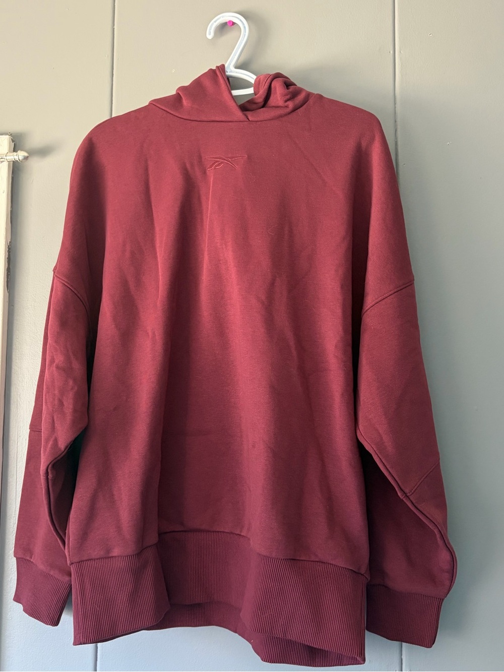 Reebok Burgundy Pullover Hoodie